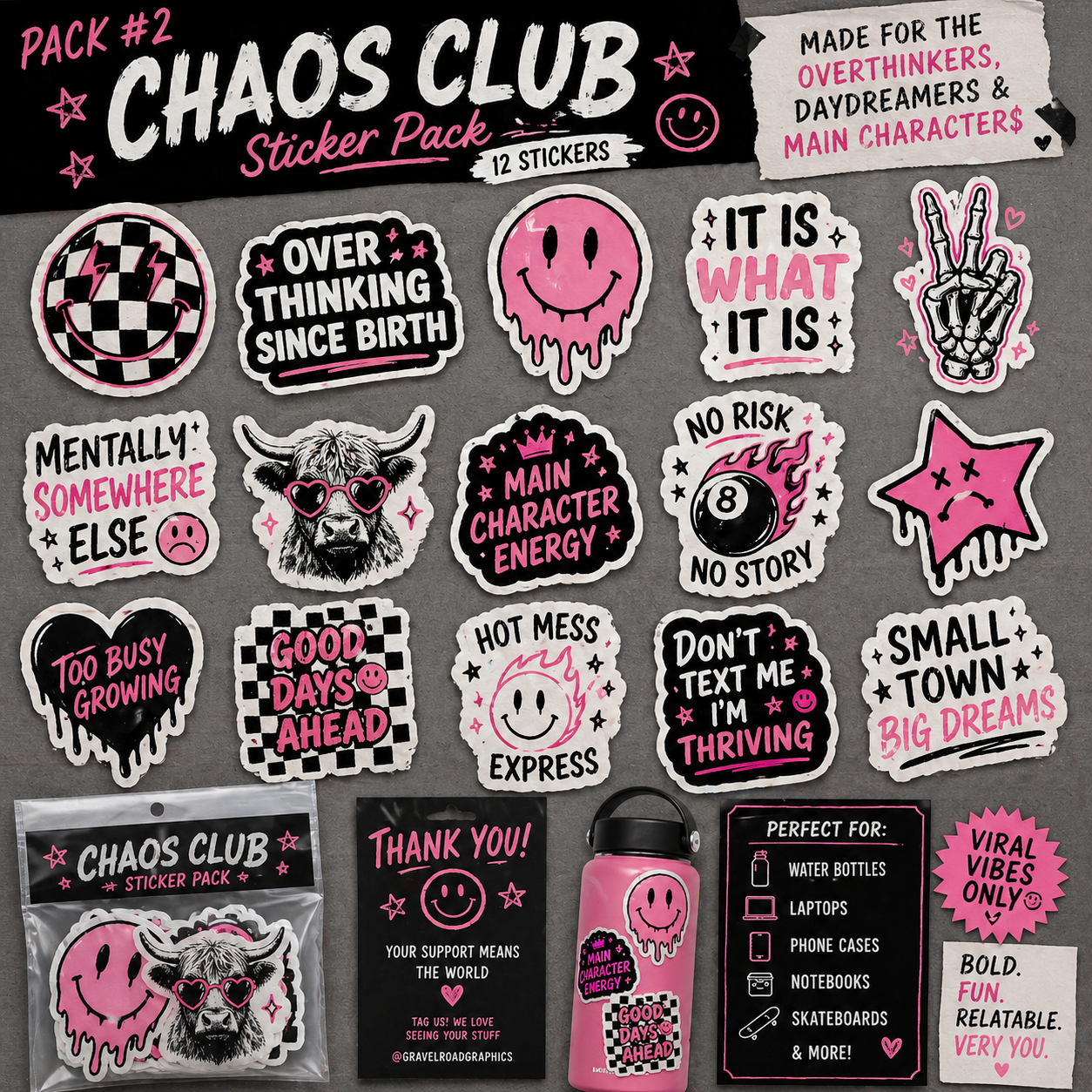 Chaos Club Sticker Pack