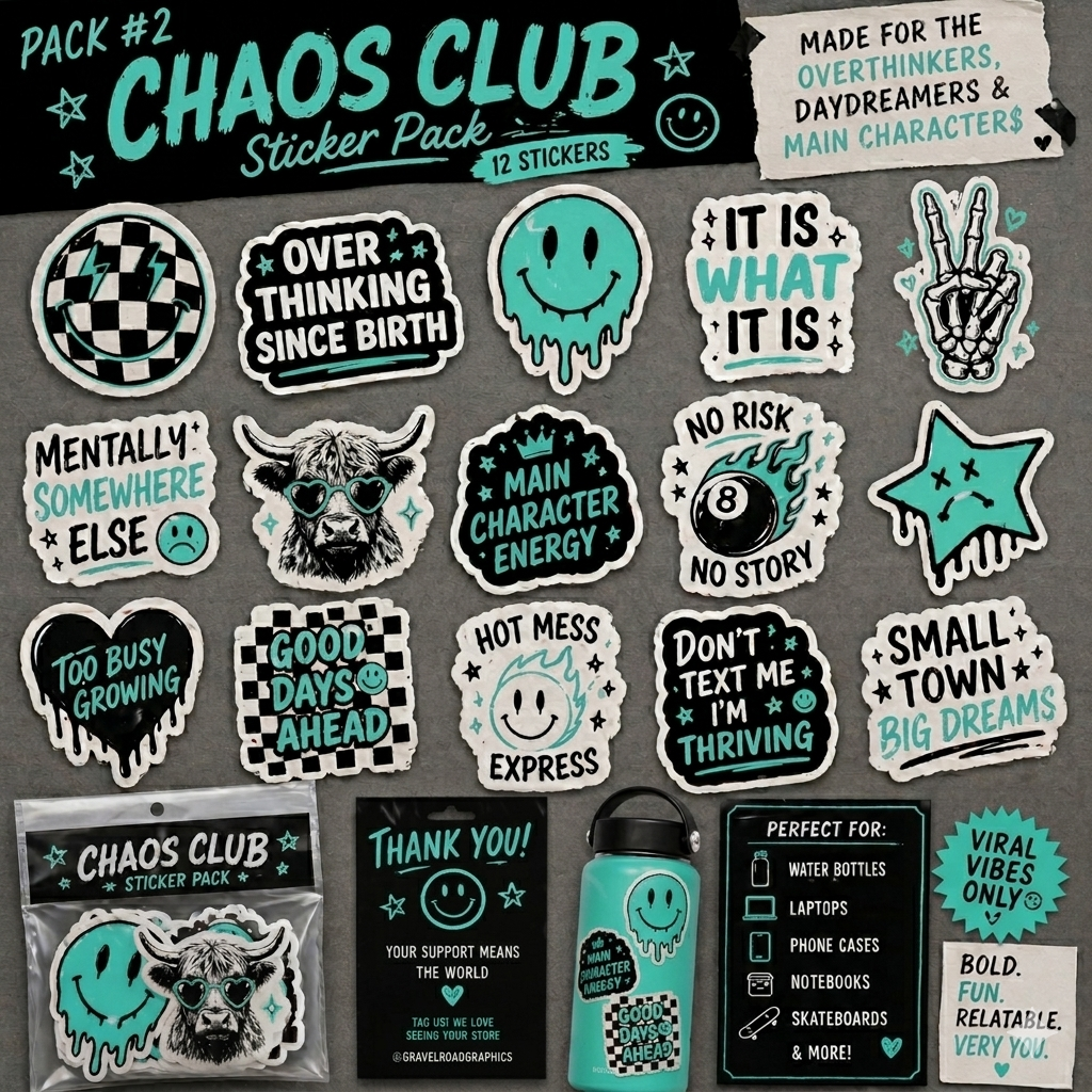 Chaos Club Sticker Pack